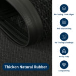 Heavy Duty Outdoor Welcome Mat – 18x30 Inch, Waterproof & Slip-Resistant (Black) - Image 5