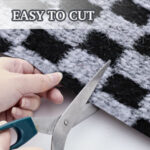 Runner Rug 2x6 ft – Waterproof, Non-Slip, Versatile Indoor/Outdoor Carpet with Rubber Backing